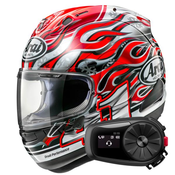 Integrale Arai RX-7V Evo Haga + Kit Bluetooth 5S Solo