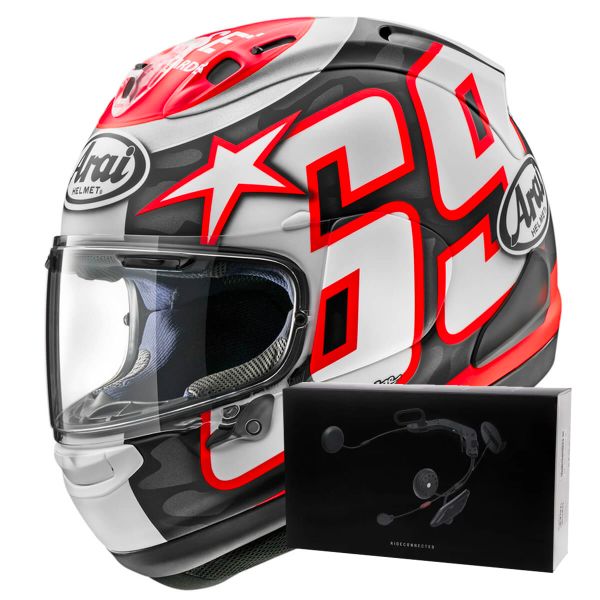Integrale Arai RX-7V Evo Hayden Reset + Kit bluetooth ACS10
