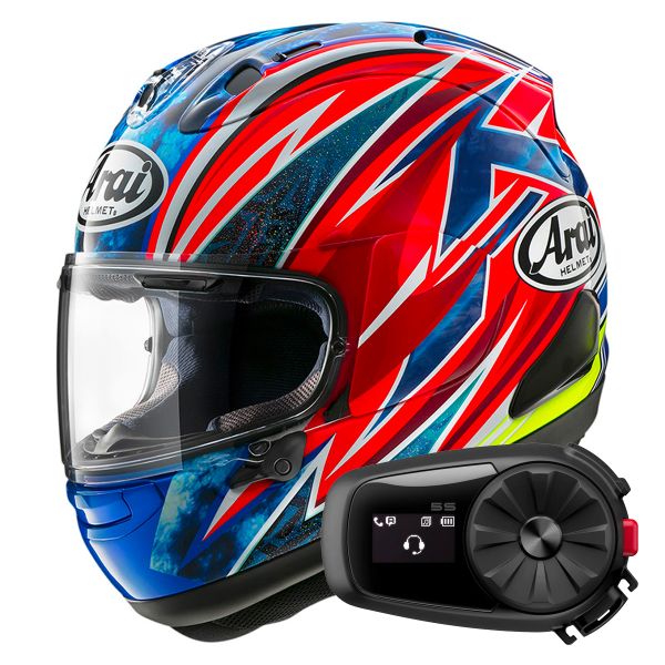 Integrale Arai RX-7V Evo Ogura 23 + Kit Bluetooth 5S Solo Integrale Arai RX-7V Evo Ogura 23 + Kit Bluetooth 5S Solo