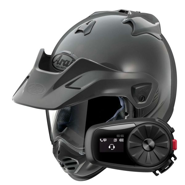 Integrale Arai Tour-X5 Adventure Grey + Kit Bluetooth 5S Solo Integrale Arai Tour-X5 Adventure Grey + Kit Bluetooth 5S Solo
