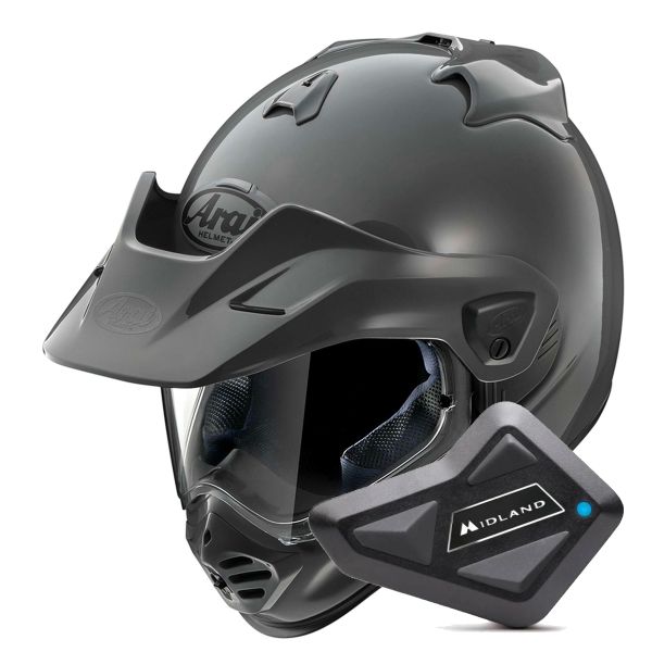 Integrale Arai Tour-X5 Adventure Grey + Kit Bluetooth BT Mini Integrale Arai Tour-X5 Adventure Grey + Kit Bluetooth BT Mini