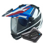 Casque Integrale Arai Tour-X5 Africa Twin Blue White Black + Kit Bluetooth BT Mini