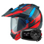 Casque Integrale Arai Tour-X5 Africa Twin Red Black Blue + Kit Bluetooth 5S Solo