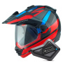 Casque Integrale Arai Tour-X5 Africa Twin Red Black Blue + Kit Bluetooth BT Mini