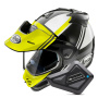 Casque Integrale Arai Tour-X5 Cosmic Neon Yellow White Black + Kit Bluetooth BT Mini