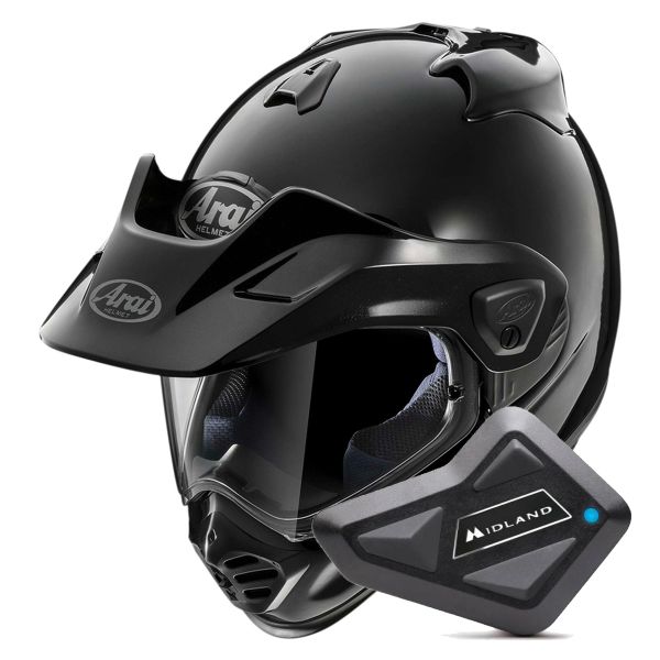 Integrale Arai Tour-X5 Diamond Black + Kit Bluetooth BT Mini