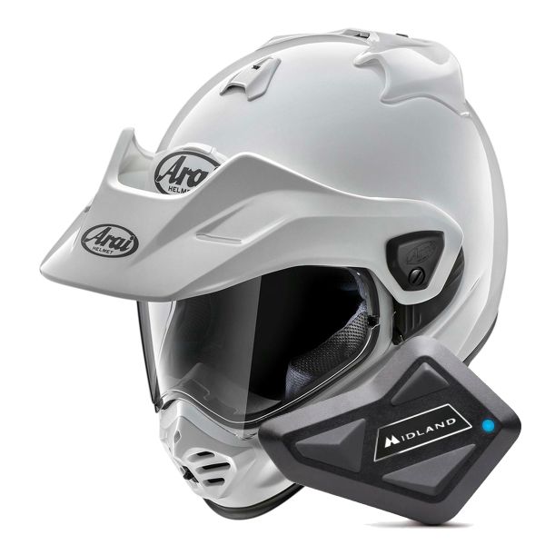 Integrale Arai Tour-X5 Diamond White + Kit Bluetooth BT Mini Integrale Arai Tour-X5 Diamond White + Kit Bluetooth BT Mini