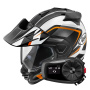 Casque Integrale Arai Tour-X5 Discovery Orange Black White + Kit Bluetooth 5S Solo