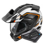 Casque Integrale Arai Tour-X5 Discovery Orange Black White + Kit Bluetooth BT Mini