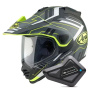 Casque Integrale Arai Tour-X5 Trail Yellow White Black + Kit Bluetooth BT Mini
