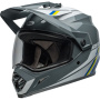 Casque Integrale Bell MX-9 Adventure Mips Alpine Gloss Gray Blue