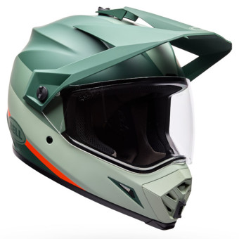 Casque Integrale Bell MX-9 Adventure Mips Trail Green Orange