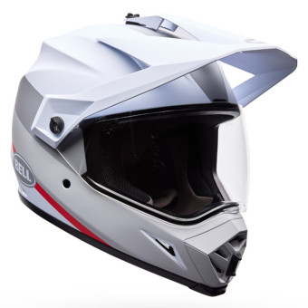 Casque Integrale Bell MX-9 Adventure Mips Trail White Red