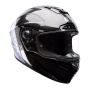 Casque Integrale Bell Racestar Dlx Flex Strike Silver White