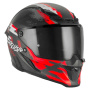 Casque Integrale Exklusiv Goliath Cut D Mat Black Red