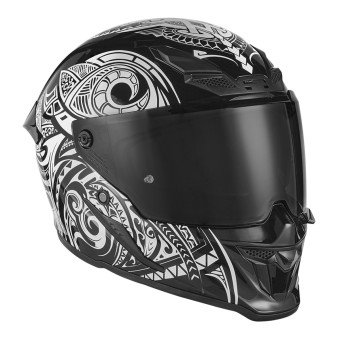 Casque Integrale Exklusiv Goliath Maori Black White Casque Integrale Exklusiv Goliath Maori Black White