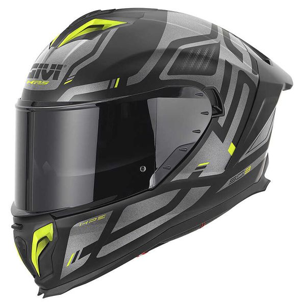 Integrale Givi 50.3 Quasar Matt Black Titanium Yellow