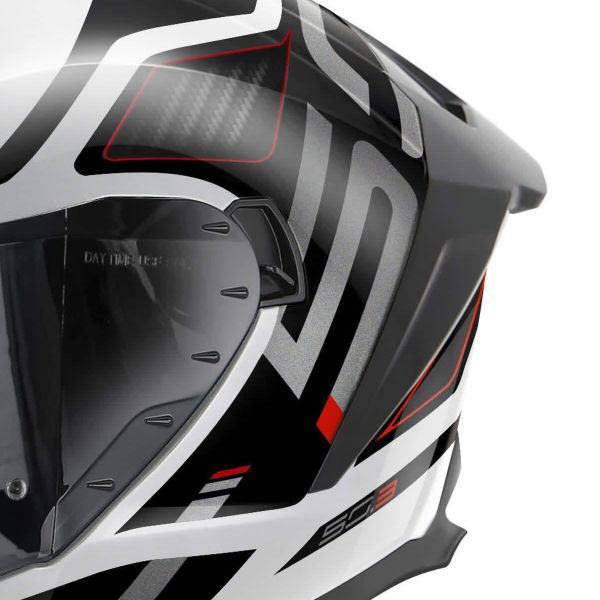 Givi 50.3 Quasar White Black Red