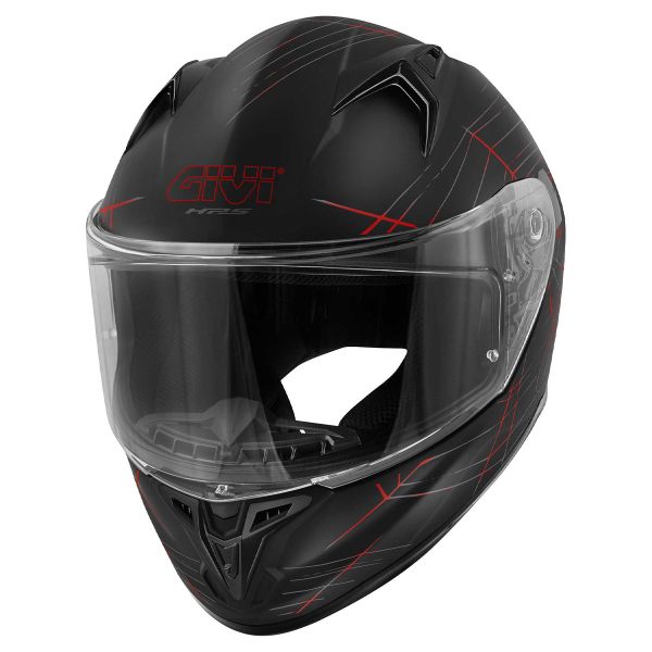Integrale Givi 50.7  Phobia Matt Black Red