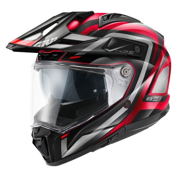 Integrale Givi 80.1 Fiber Apex Black Titanium Red