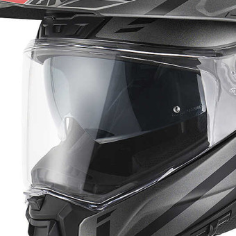 Givi 80.1 Fiber Apex Matt Black Titanium Red