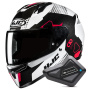 Casque Integrale HJC C10 Aspa MC1 + Kit Bluetooth BT Mini
