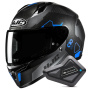 Casque Integrale HJC C10 Aspa MC2 + Kit Bluetooth BT Mini