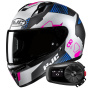 Casque Integrale HJC C10 Aspa MC28SF + Kit Bluetooth 5S