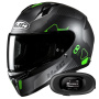 Casque Integrale HJC C10 Aspa MC4SF + Kit bluetooth 5R Lite