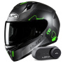 Casque Integrale HJC C10 Aspa MC4SF + Kit Bluetooth Lokui K30