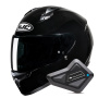Casque Integrale HJC C10 Black + Kit Bluetooth BT Mini