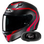 Casque Integrale HJC C10 Elie MC1SF + Kit bluetooth 5R Lite