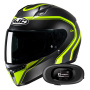 Casque Integrale HJC C10 Elie MC3HSF + Kit bluetooth 5R Lite