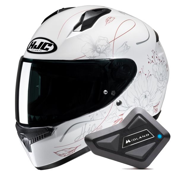Integrale HJC C10 Epik MC8 + Kit Bluetooth BT Mini Integrale HJC C10 Epik MC8 + Kit Bluetooth BT Mini
