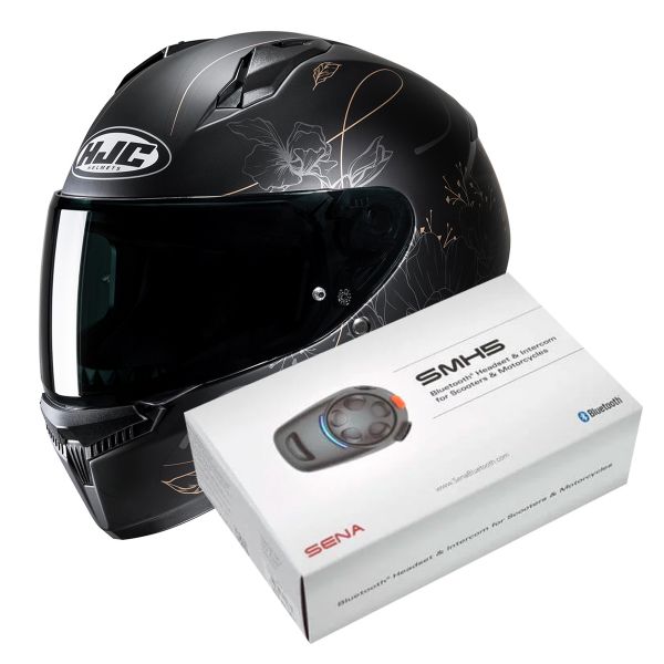 Integrale HJC C10 Epik MC9SF + Kit Bluetooth SMH5 Solo
