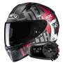 Casque Integrale HJC C10 Fop MC1SF + Kit Bluetooth 5S