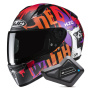Casque Integrale HJC C10 Fop MC7SF + Kit Bluetooth BT Mini