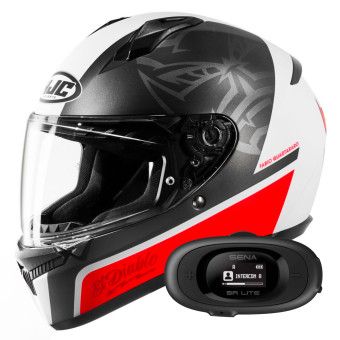 Integrale HJC C10 FQ20 Fabio Quartararo + Kit bluetooth 5R Lite Solo
