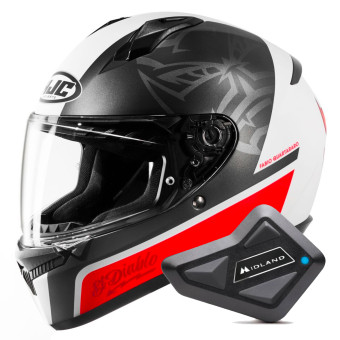 Integrale HJC C10 FQ20 Fabio Quartararo + Kit Bluetooth BT Mini