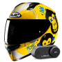 Casque Integrale HJC C10 Geti MC3SF + Kit Bluetooth Lokui K30
