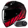 Casque Integrale HJC C10 Haven MC1 + Kit Bluetooth Lokui K30