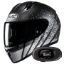 Casque Integrale HJC C10 Haven MC5SF + Kit bluetooth 5R Lite Solo