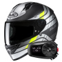 Casque Integrale HJC C10 Hiper MC3HSF + Kit Bluetooth 5S Solo