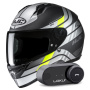 Casque Integrale HJC C10 Hiper MC3HSF + Kit Bluetooth Lokui K30