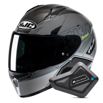 Integrale HJC C10 Inka MC3H + Kit Bluetooth BT Mini