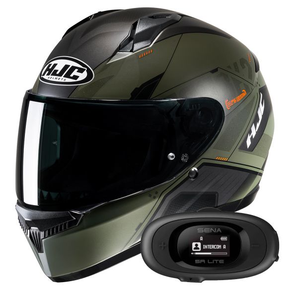 Integrale HJC C10 Inka MC7SF + Kit bluetooth 5R Lite Integrale HJC C10 Inka MC7SF + Kit bluetooth 5R Lite