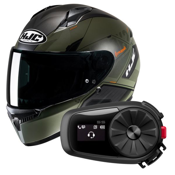 Integrale HJC C10 Inka MC7SF + Kit Bluetooth 5S