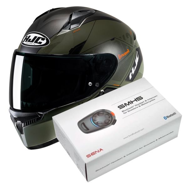 Integrale HJC C10 Inka MC7SF + Kit Bluetooth SMH5 Solo