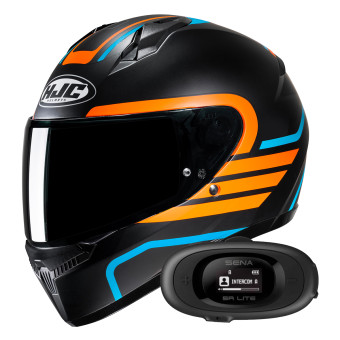 Integrale HJC C10 Lito MC27SF + Kit bluetooth 5R Lite