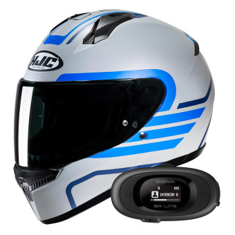Integrale HJC C10 Lito MC2SF + Kit bluetooth 5R Lite
